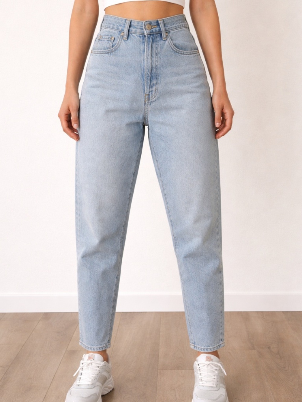 High-Rise Light Blue Women's Jeans